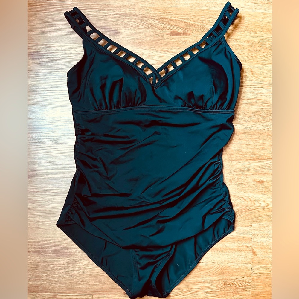 Swimsuits For All one-pice w/ tummy control